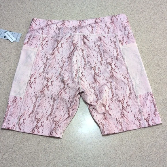 NWT Earth Republic Anais High Waisted Pink Snake Print Women's Shorts Size XL - Picture 6 of 10